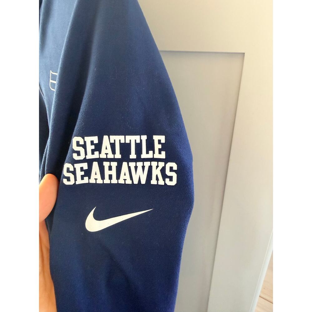 Nike NFL Seahawks Dri-FIT 1/2 Zip Pullover - Women's Small - Picture 4 of 11